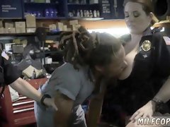 American amateur Chop Shop Owner Gets fucked by two horny cops