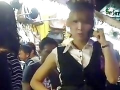 Ladyboys do some partying in the night