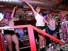 Key West wet tee shirt contest with sexy amateurs