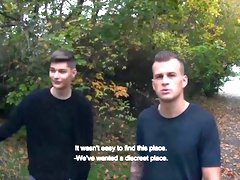 CZECH HUNTER 482 -  Two Straight Buddies Agree To Have A 3way For Money