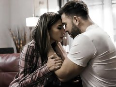 Beautiful brunette Gianna Dior gets fucked by a large penis