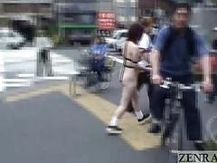 Japanese public nudity walk of shame subtitle