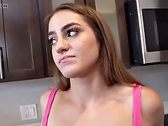 stunning stepsis eats stepbros cum in pov after doggystyle