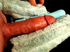 teen male uses vibrator to cum-sly